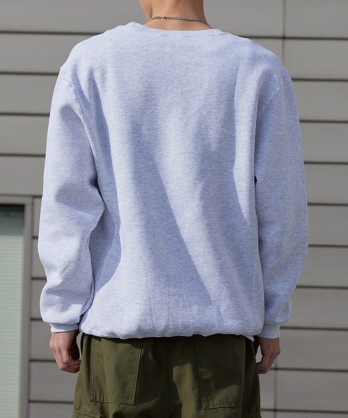 Russell Athletic（ラッセルアスレティック）の「Russell Athletic/ラッセルアスレティック Dri Power Crewneck Sweatshirt コットン クルーネック仕様 スウェット（スウェット・メンズ・チャコールグレー/ブラック/ブルー/ネイビー/ライトグレー/グレー/ホワイト・S/XL/L/M）」の13枚目の写真