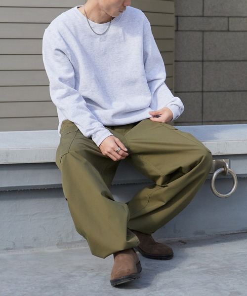 Russell Athletic（ラッセルアスレティック）の「Russell Athletic/ラッセルアスレティック Dri Power Crewneck Sweatshirt コットン クルーネック仕様 スウェット（スウェット・メンズ・チャコールグレー/ブラック/ブルー/ネイビー/ライトグレー/グレー/ホワイト・S/XL/L/M）」の15枚目の写真