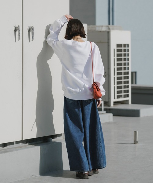 Russell Athletic（ラッセルアスレティック）の「Russell Athletic/ラッセルアスレティック Dri Power Crewneck Sweatshirt コットン クルーネック仕様 スウェット（スウェット・メンズ・チャコールグレー/ブラック/ブルー/ネイビー/ライトグレー/グレー/ホワイト・S/XL/L/M）」の11枚目の写真