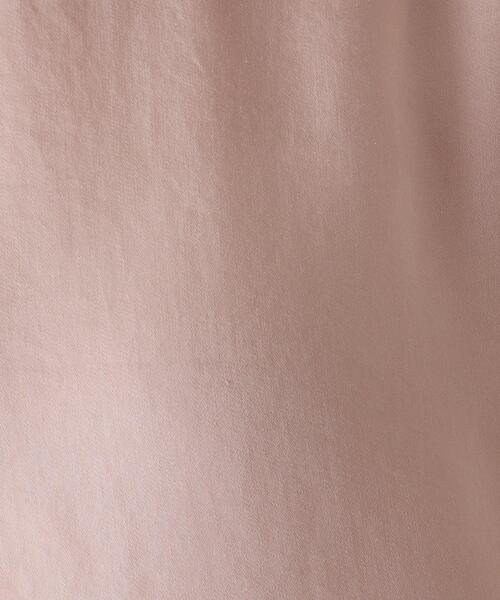 JET（ジェット）の「◆【ウォッシャブル】テロントサテン半袖ブラウス（シャツ/ブラウス・レディース・ブラック/カーキ/ベビーピンク/ライトベージュ・80/04）」の6枚目の写真