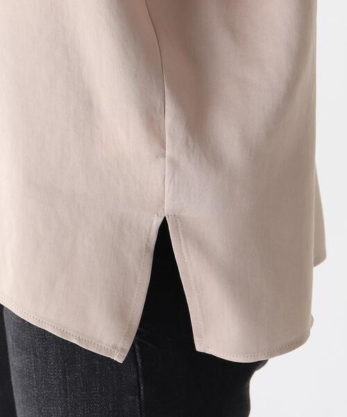 JET（ジェット）の「◆【ウォッシャブル】テロントサテン半袖ブラウス（シャツ/ブラウス・レディース・ブラック/カーキ/ベビーピンク/ライトベージュ・80/04）」の18枚目の写真