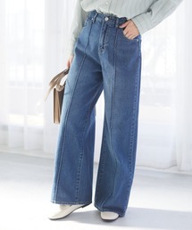 Sugar spoon | ・SUGAR SPOON センターラインワイドパンツ＊(デニムパンツ)