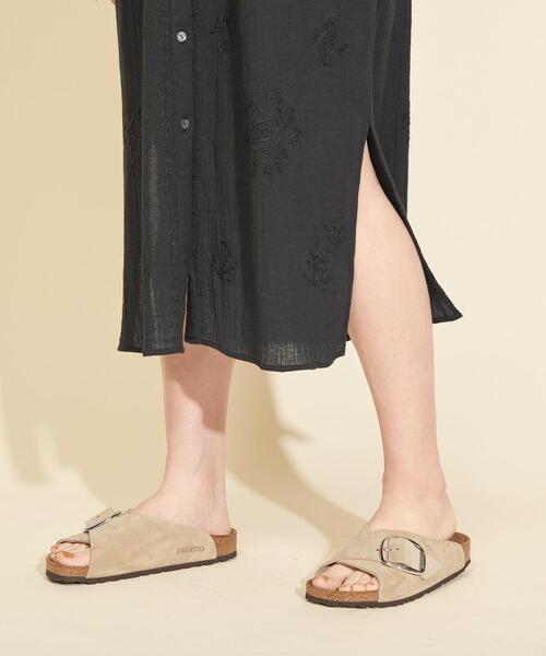 BEAUTY&YOUTH UNITED ARROWS(ビューティーアンドユースユナイテッドアローズ)の「BY∴ エンブロイダリーペイズリーワンピース -ウォッシャブル-(ワンピース・レディース・オフホワイト/ブラック/コバルトブルー・FREE)」の7枚目の写真