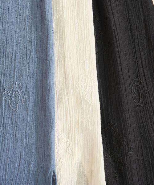 BEAUTY&YOUTH UNITED ARROWS(ビューティーアンドユースユナイテッドアローズ)の「BY∴ エンブロイダリーペイズリーワンピース -ウォッシャブル-(ワンピース・レディース・オフホワイト/ブラック/コバルトブルー・FREE)」の18枚目の写真