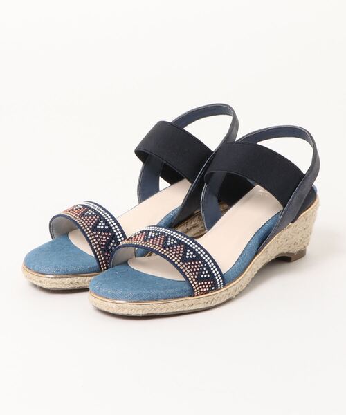 SAVOY（サボイ）の「【SAVOY】<2021SS>サマーエスニックサンダル（サンダル・レディース・ブラック/ベージュ/ネイビー・LL/S/M/L）」の7枚目の写真