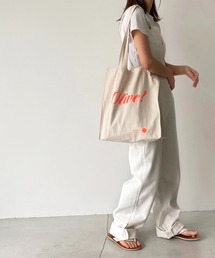 CANAL JEAN | RED CHOP WORKS(レッドチョップワークス) 蛍光ロゴエコバッグ(トートバッグ)