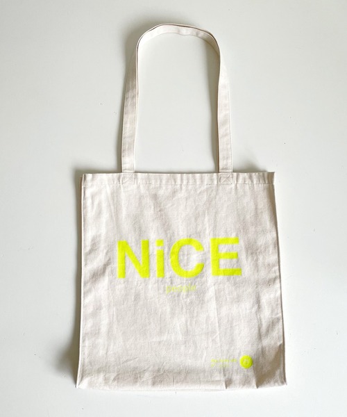 CANAL JEAN（キャナルジーン）の「RED CHOP WORKS(レッドチョップワークス) 蛍光ロゴエコバッグ（トートバッグ・レディース・イエロー/オレンジ・ONE SIZE）」の5枚目の写真