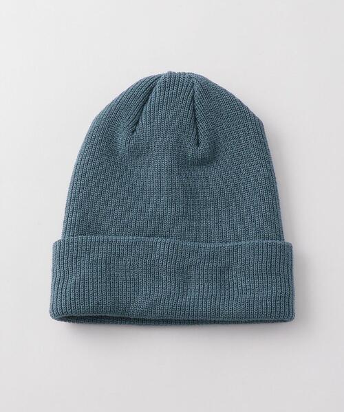 Steven Alan(スティーブンアラン)の「<Steven Alan> C/PU SOUVENR BEANIE/ビーニー(ニットキャップ/ビーニー・メンズ・ブラック/ベージュ/コバルトブルー・FREE)」の4枚目の写真
