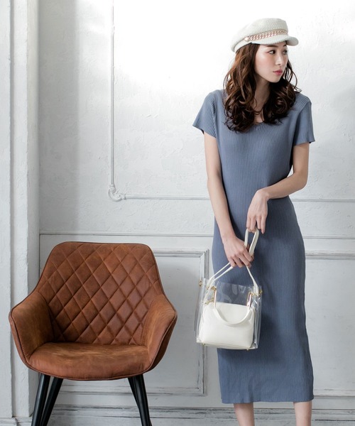 Julia Boutique（ジュリアブティック）の「ポーチ付きクリアハンドバッグ・ショルダーバッグ/21093（ハンドバッグ・レディース・ホワイト/ブラック・ONE）」の8枚目の写真