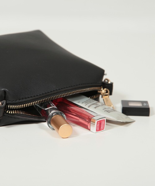 Julia Boutique（ジュリアブティック）の「ポーチ付きクリアハンドバッグ・ショルダーバッグ/21093（ハンドバッグ・レディース・ホワイト/ブラック・ONE）」の18枚目の写真