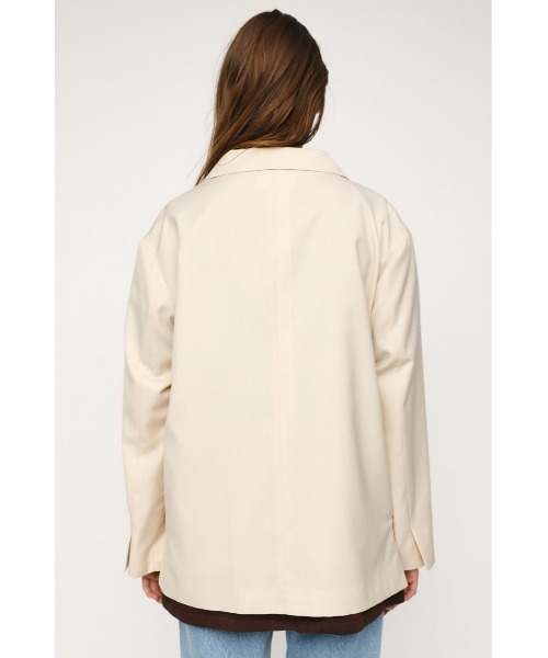 SLY(スライ)の「LIGHT TOUCH JACKET ライト タッチ ジャケット(テーラードジャケット・レディース・アイボリー/ブラウン/ライトパープル・1/2)」の14枚目の写真