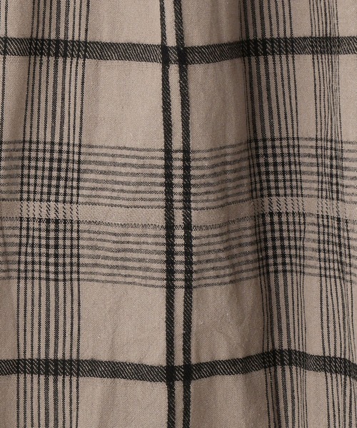 NICOLE white（ニコルホワイト）の「チェックパンツ（その他パンツ・レディース・ベージュ/ブラック・FREE）」の11枚目の写真