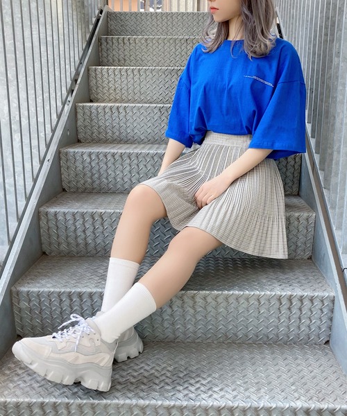 Figments（フィグメンツ）の「ムーンTシャツ（Tシャツ/カットソー・レディース・ブラック/ブルー・FREE）」の9枚目の写真