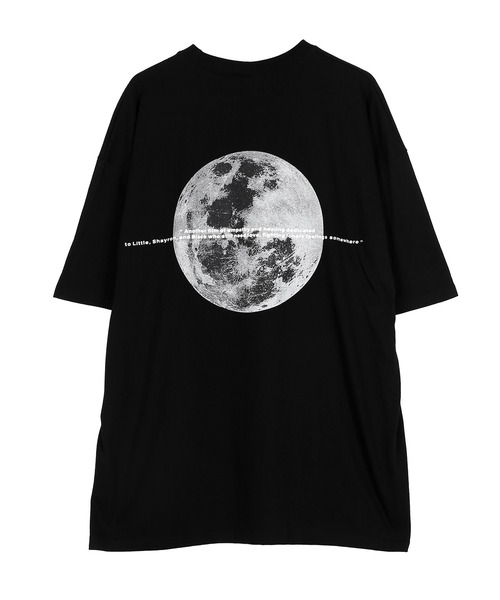 Figments（フィグメンツ）の「ムーンTシャツ（Tシャツ/カットソー・レディース・ブラック/ブルー・FREE）」の3枚目の写真