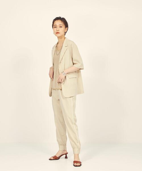 BRACTMENT(ブラクトメント)の「『BRACTMENT(ブラクトメント)』 BM VIS/N 5SL シャケット / ジャケット(その他アウター・レディース・ネイビー/ベージュ・FREE)」の8枚目の写真