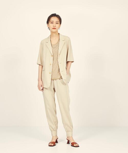 BRACTMENT(ブラクトメント)の「『BRACTMENT(ブラクトメント)』 BM VIS/N 5SL シャケット / ジャケット(その他アウター・レディース・ネイビー/ベージュ・FREE)」の4枚目の写真