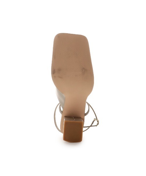 REDYAZEL（レディアゼル）の「スクエアトゥストラップミュールサンダル（サンダル・レディース・ベージュ/ブラック/シルバー・SMALL/MEDIUM/LARGE）」の17枚目の写真