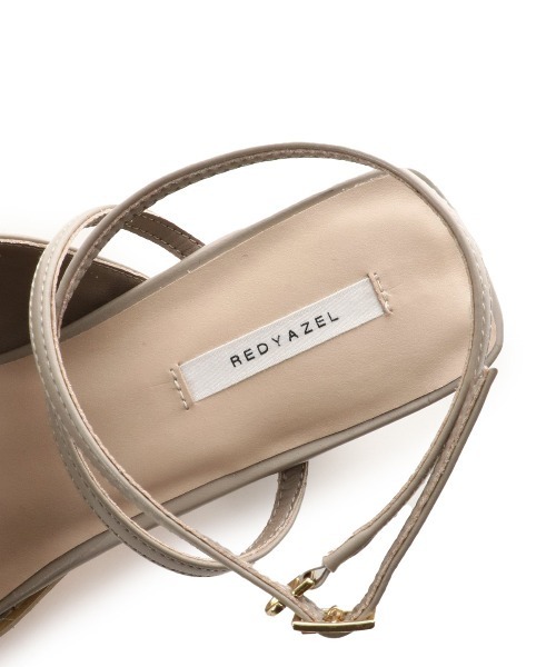 REDYAZEL（レディアゼル）の「スクエアトゥストラップミュールサンダル（サンダル・レディース・ベージュ/ブラック/シルバー・SMALL/MEDIUM/LARGE）」の11枚目の写真