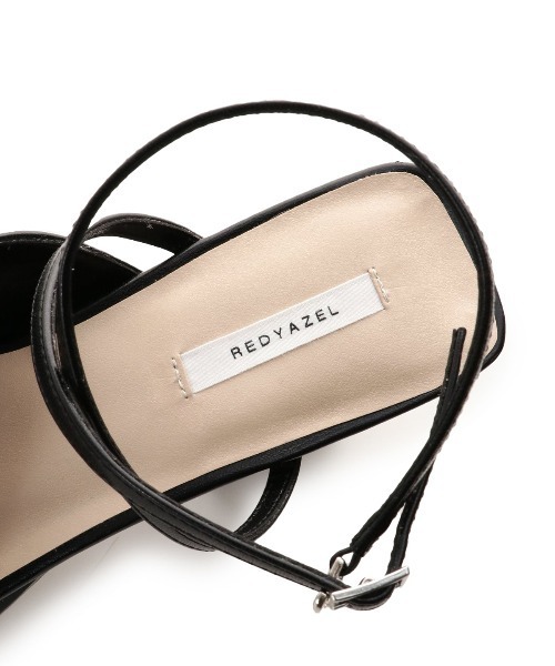 REDYAZEL（レディアゼル）の「スクエアトゥストラップミュールサンダル（サンダル・レディース・ベージュ/ブラック/シルバー・SMALL/MEDIUM/LARGE）」の13枚目の写真