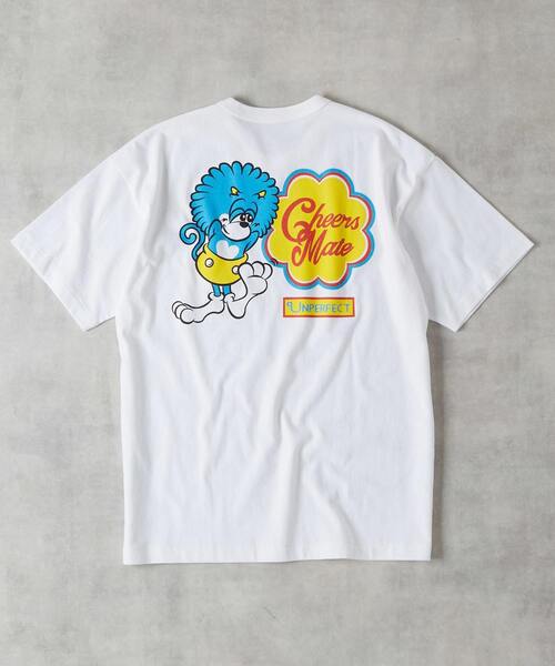 UNPERFECT（アンパーフェクト）の「[WEB限定]UNPERFECT MOCTARコラボプリントＴシャツ（Tシャツ/カットソー・メンズ・ホワイト/ブラック・4/3）」の4枚目の写真