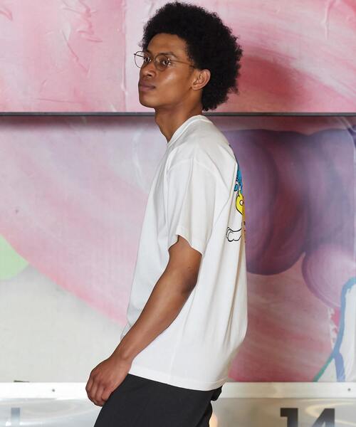 UNPERFECT（アンパーフェクト）の「[WEB限定]UNPERFECT MOCTARコラボプリントＴシャツ（Tシャツ/カットソー・メンズ・ホワイト/ブラック・4/3）」の13枚目の写真