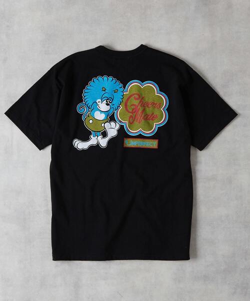UNPERFECT（アンパーフェクト）の「[WEB限定]UNPERFECT MOCTARコラボプリントＴシャツ（Tシャツ/カットソー・メンズ・ホワイト/ブラック・4/3）」の3枚目の写真