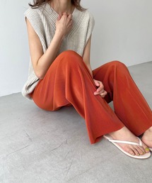 CANAL JEAN | via j(ヴィアジェイ) 無地プリーツパンツ(その他パンツ)