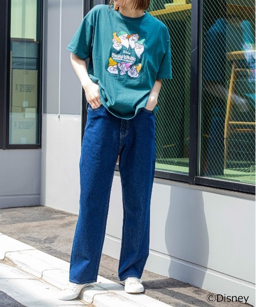 Disney(ディズニー)の「∴WEGO/別注 Disney刺繍Tシャツ(Tシャツ/カットソー・レディース・ダークグリーン/イエロー/ブルー・FREE)」の22枚目の写真