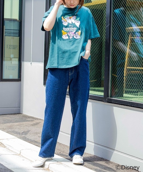 Disney(ディズニー)の「∴WEGO/別注 Disney刺繍Tシャツ(Tシャツ/カットソー・レディース・ダークグリーン/イエロー/ブルー・FREE)」の21枚目の写真