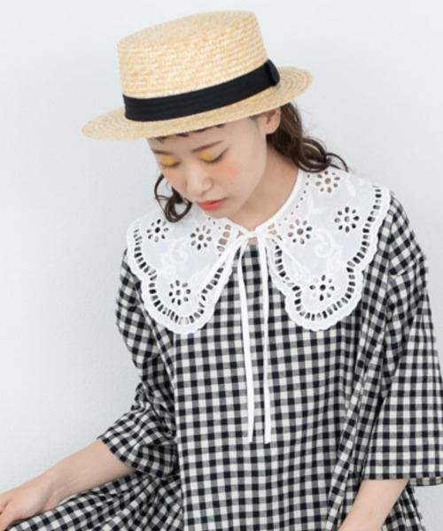 MERLOT（メルロー）の「おはなレースつけ襟（付け襟・レディース・ホワイト・FREE）」の13枚目の写真