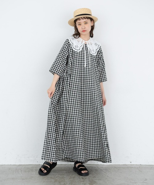 MERLOT（メルロー）の「おはなレースつけ襟（付け襟・レディース・ホワイト・FREE）」の10枚目の写真