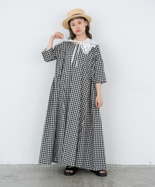 MERLOT（メルロー）の「おはなレースつけ襟（付け襟・レディース・ホワイト・FREE）」の11枚目の写真