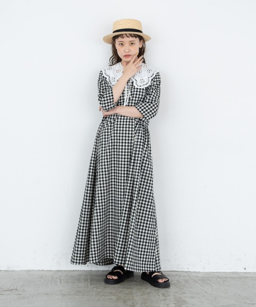 MERLOT（メルロー）の「おはなレースつけ襟（付け襟・レディース・ホワイト・FREE）」の12枚目の写真