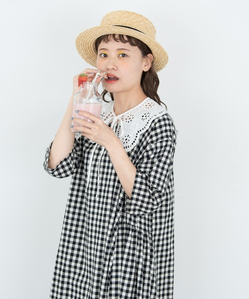 MERLOT（メルロー）の「おはなレースつけ襟（付け襟・レディース・ホワイト・FREE）」の14枚目の写真