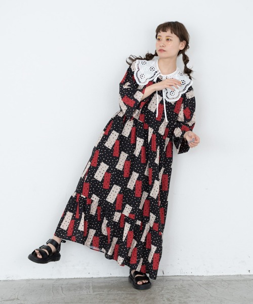 MERLOT（メルロー）の「おはなレースつけ襟（付け襟・レディース・ホワイト・FREE）」の20枚目の写真