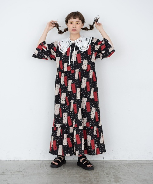 MERLOT（メルロー）の「おはなレースつけ襟（付け襟・レディース・ホワイト・FREE）」の17枚目の写真