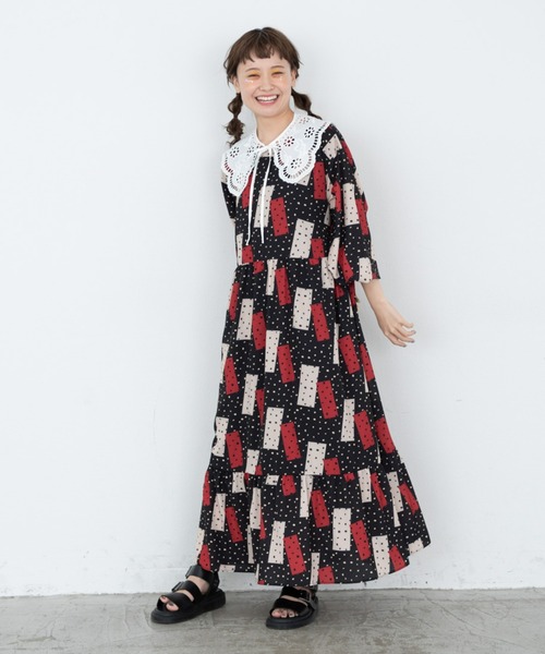 MERLOT（メルロー）の「おはなレースつけ襟（付け襟・レディース・ホワイト・FREE）」の19枚目の写真