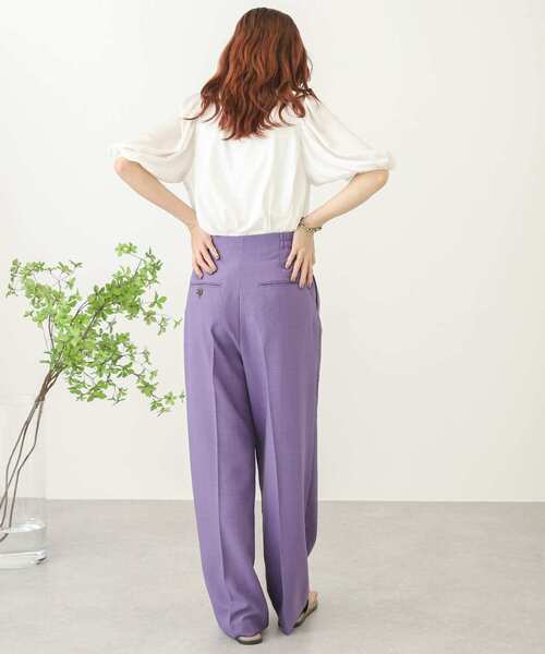 SENSE OF PLACE by URBAN RESEARCH（センスオブプレイスバイアーバンリサーチ）の「ボリュームスリーブドッキングTシャツ（Tシャツ/カットソー・レディース・ベージュ/ブラック/オフホワイト・ONE）」の12枚目の写真