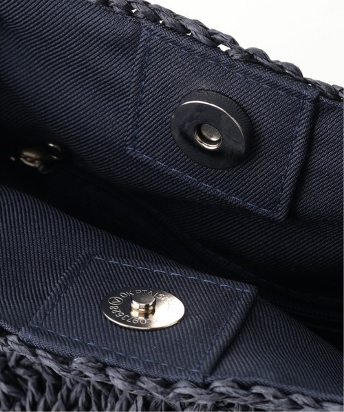 JOURNAL STANDARD relume（ジャーナルスタンダード　レリューム）の「《WEB限定2》RELUME ペーパーフリンジBAG◆（ハンドバッグ・レディース・ネイビー/ナチュラル/カーキ・FREE）」の14枚目の写真