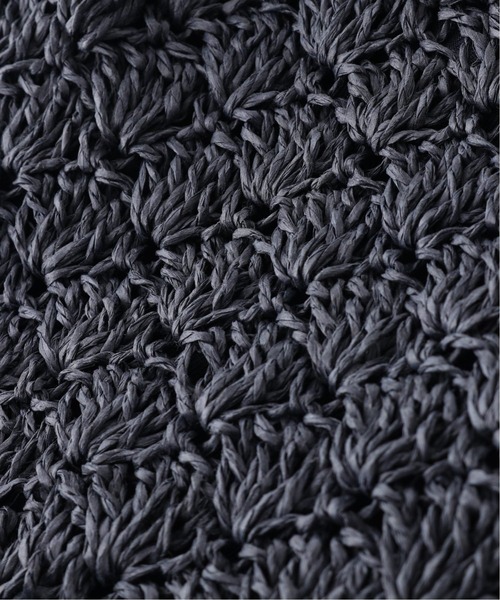 JOURNAL STANDARD relume（ジャーナルスタンダード　レリューム）の「《WEB限定2》RELUME ペーパーフリンジBAG◆（ハンドバッグ・レディース・ネイビー/ナチュラル/カーキ・FREE）」の16枚目の写真