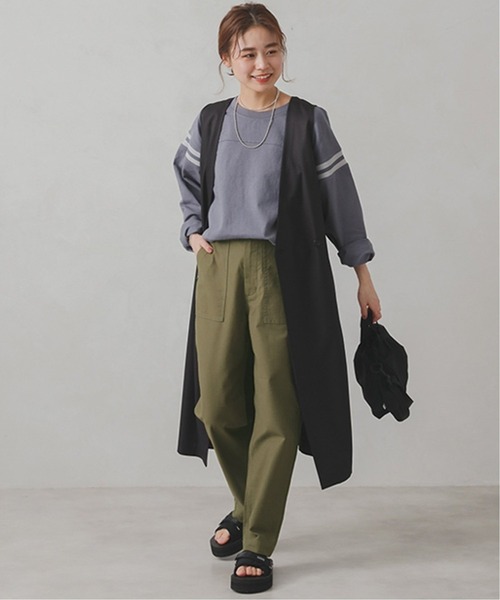 JOURNAL STANDARD relume（ジャーナルスタンダード　レリューム）の「ベイカーパンツ◆（その他パンツ・レディース・カーキ・40/38/36）」の11枚目の写真