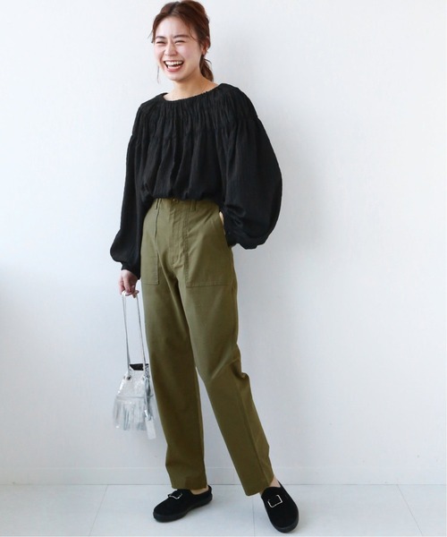 JOURNAL STANDARD relume（ジャーナルスタンダード　レリューム）の「ベイカーパンツ◆（その他パンツ・レディース・カーキ・40/38/36）」の2枚目の写真