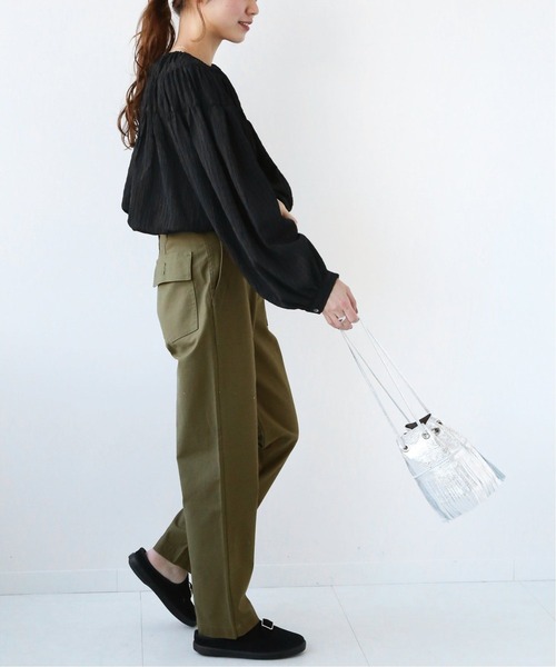 JOURNAL STANDARD relume（ジャーナルスタンダード　レリューム）の「ベイカーパンツ◆（その他パンツ・レディース・カーキ・40/38/36）」の4枚目の写真
