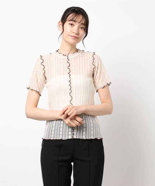 JUMELLE（ジュメロ）の「ポイントメロウT（Tシャツ/カットソー・レディース・ベージュ・FREE）」の19枚目の写真