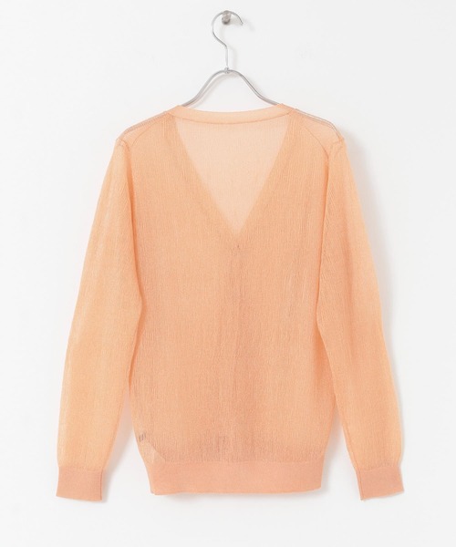 KBF+（ケービーエフプラス）の「KBF+　シアーカーディガン（カーディガン/ボレロ・レディース・オフホワイト/レッド系その他/ブラック・ONE）」の22枚目の写真