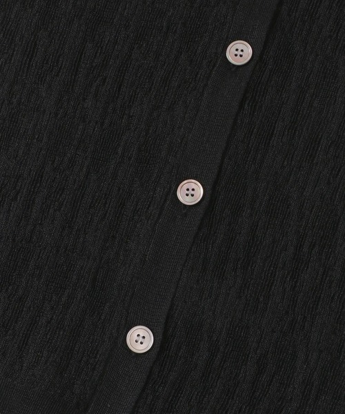 KBF+（ケービーエフプラス）の「KBF+　シアーカーディガン（カーディガン/ボレロ・レディース・オフホワイト/レッド系その他/ブラック・ONE）」の17枚目の写真