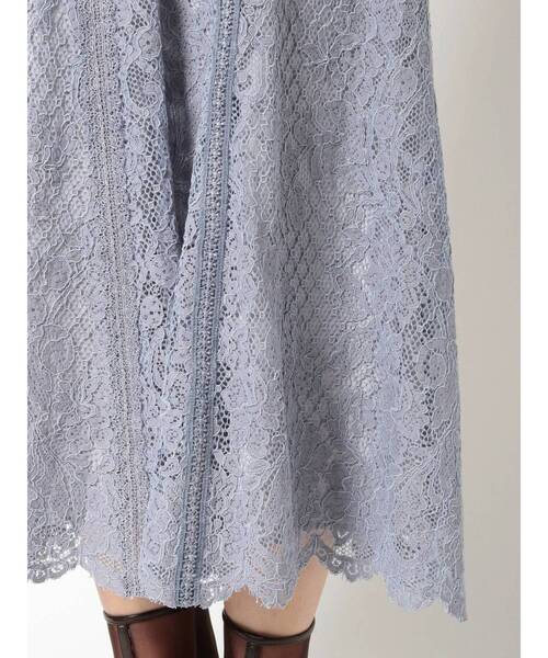 MERCURYDUO（マーキュリーデュオ）の「レースハイネックドレス（ドレス・レディース・ブラック/ブルー・SMALL/MEDIUM）」の18枚目の写真