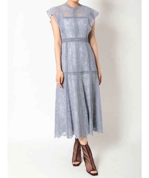MERCURYDUO（マーキュリーデュオ）の「レースハイネックドレス（ドレス・レディース・ブラック/ブルー・SMALL/MEDIUM）」の19枚目の写真