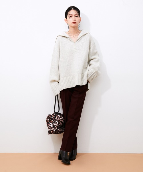 ADAM ET ROPE'（アダムエロペ）の「スリムスラックス（スラックス・レディース・ブラック/ダークブラウン/ピンク・38/36/34）」の19枚目の写真