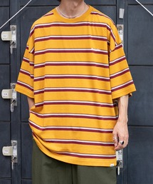 Perushu | レトロボーダーTシャツ(Tシャツ/カットソー)